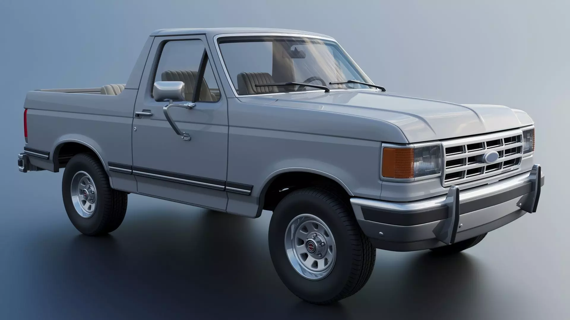 Bronco 1987 3D print model_19