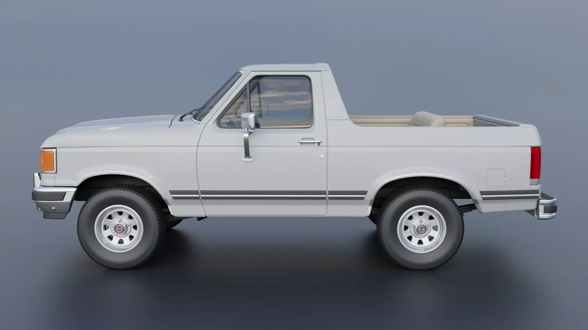 Bronco 1987 3D print model_14