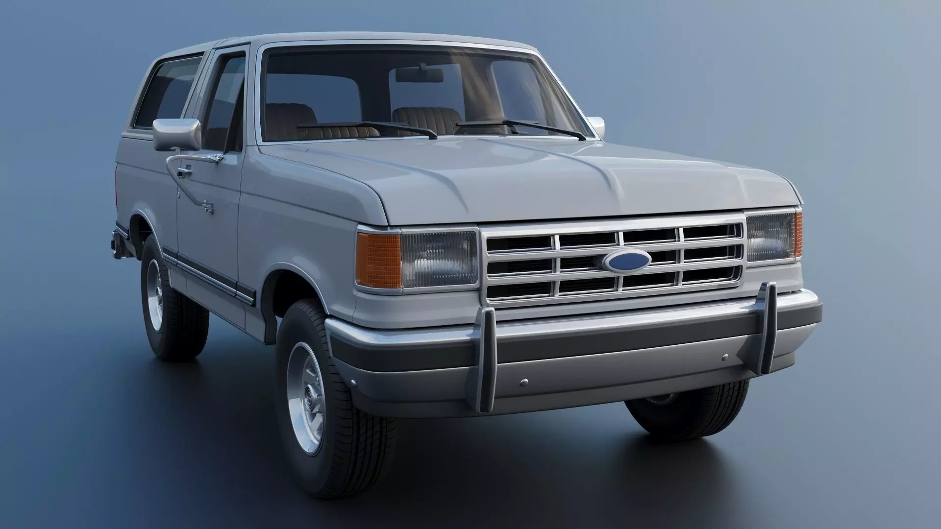 Bronco 1987 3D print model_10