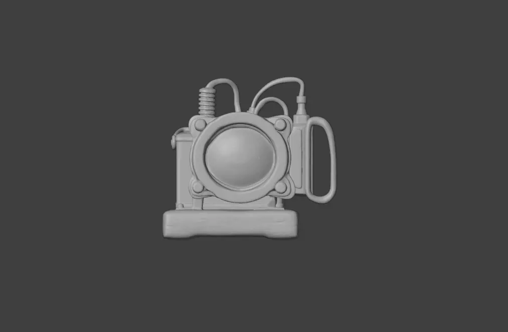 Steampunk Radiance Low-poly 3D model_16