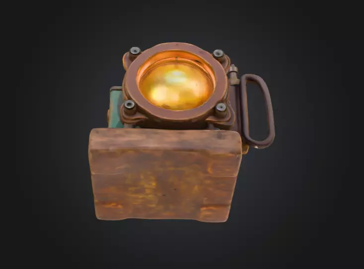 Steampunk Radiance Low-poly 3D model_11