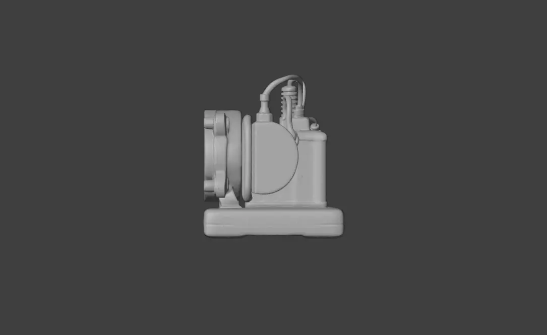 Steampunk Radiance Low-poly 3D model_19