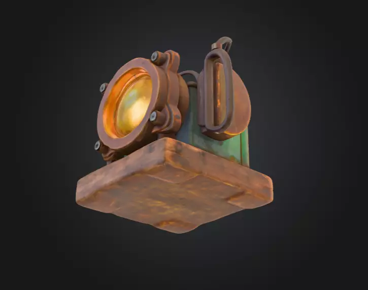 Steampunk Radiance Low-poly 3D model_13