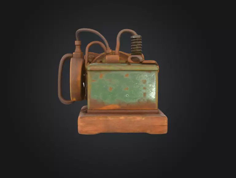 Steampunk Radiance Low-poly 3D model_4