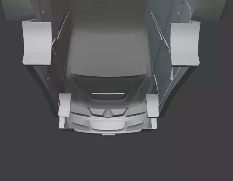 3D Printable JDM Rally Sport Sedan -1-30 Scale Performance RC 3D print model_7