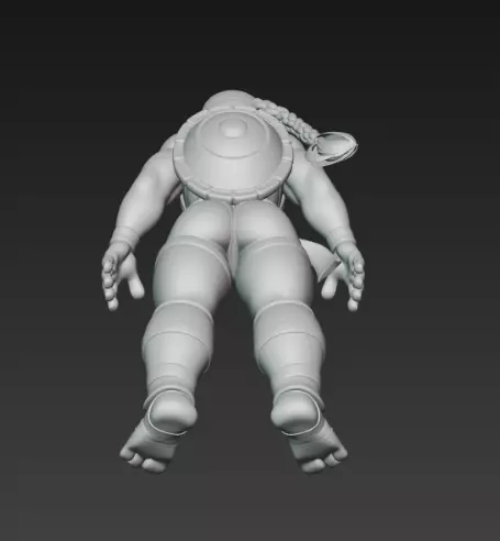 Female Ninja Turtle 3D print model_9