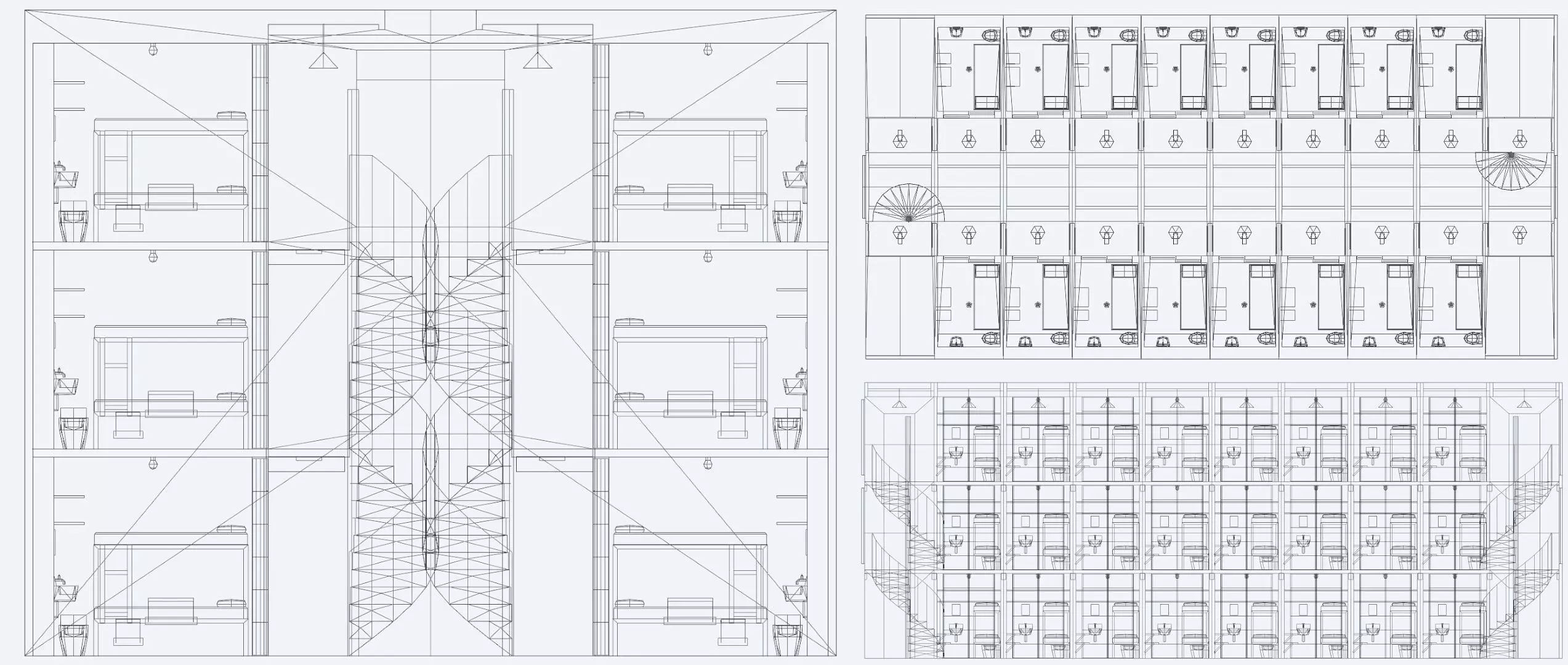 Old Prison low-poly PS1 32-bit style Low-poly 3D model_12
