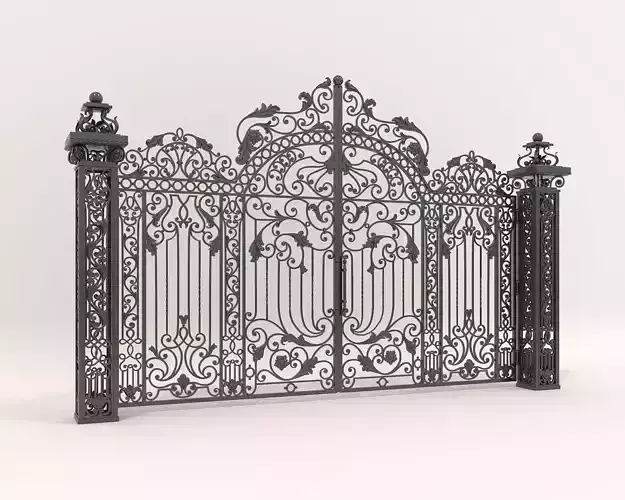 Classic European style Mansion Gate 6