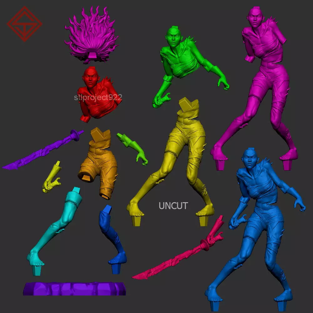 Rin Yamaoka 3D print model_1