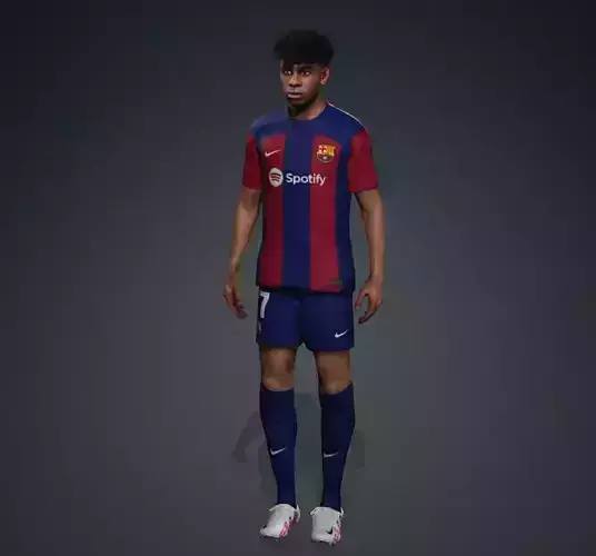 Yamal 3D Full Rigged Low-poly 3D model