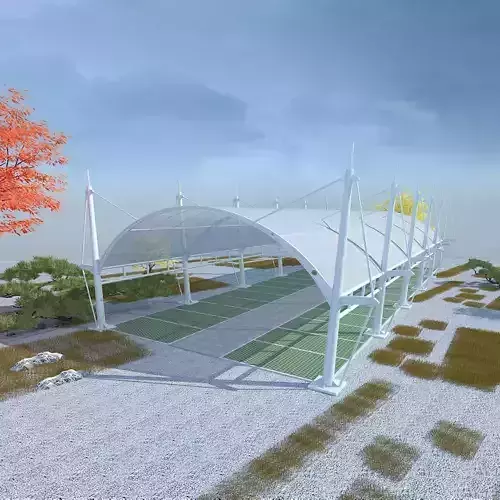 Parking Shelter with Greenery