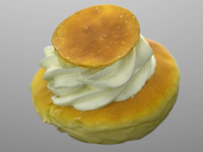 Baba cake 3D model