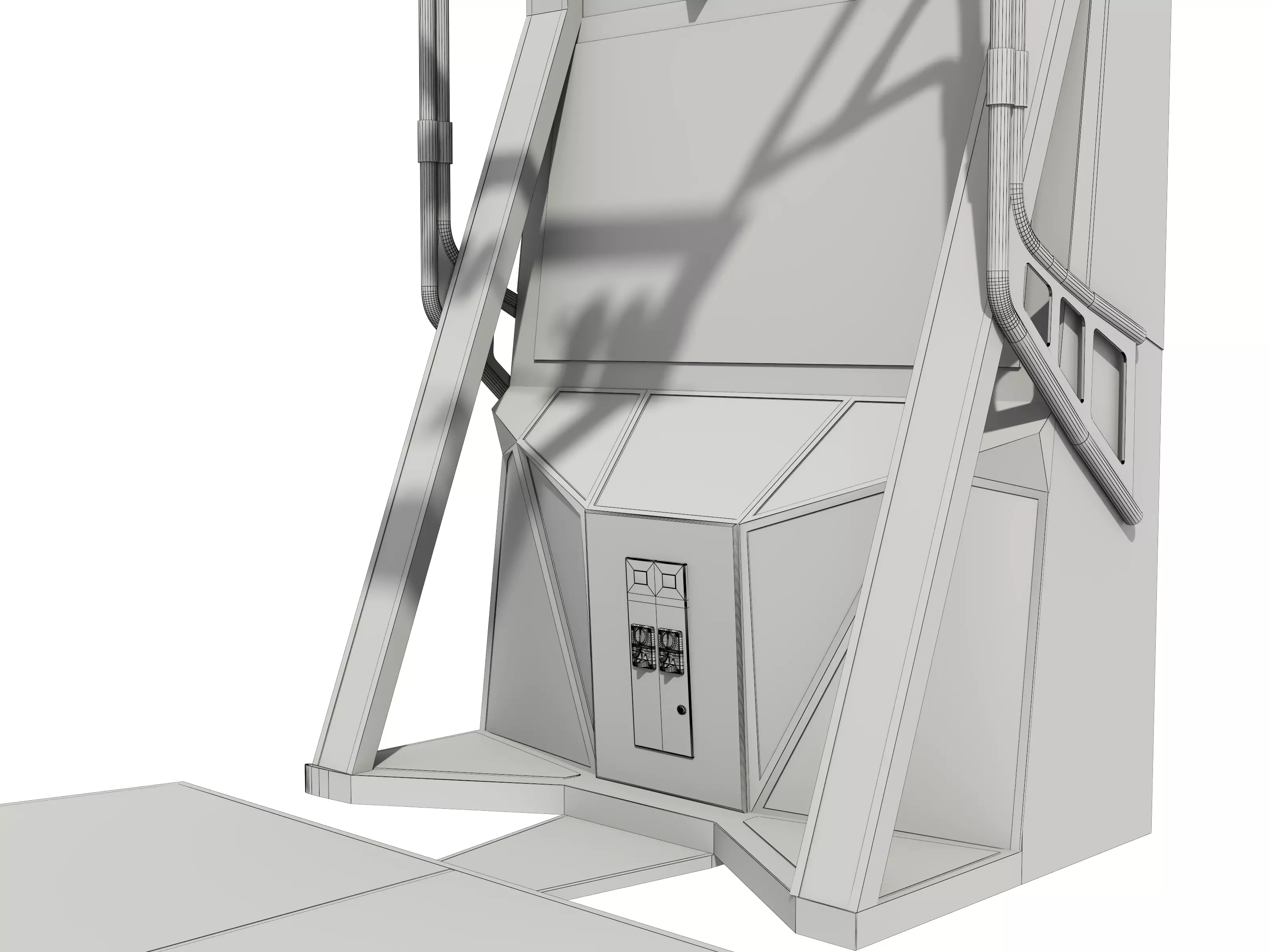 Dance Machine Arcade Game Low-poly 3D model_21