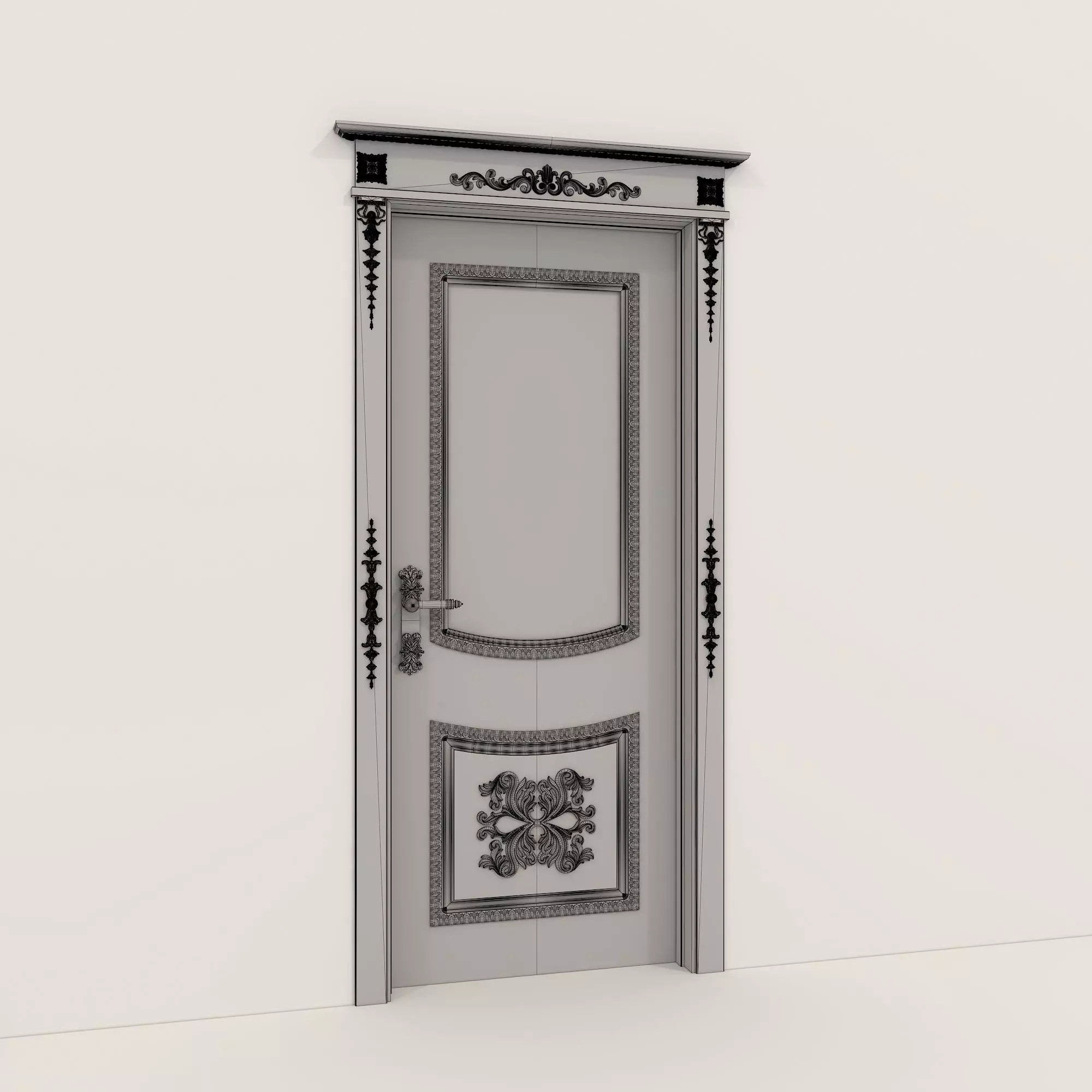 Classic Doors Collection 4 3D model_11