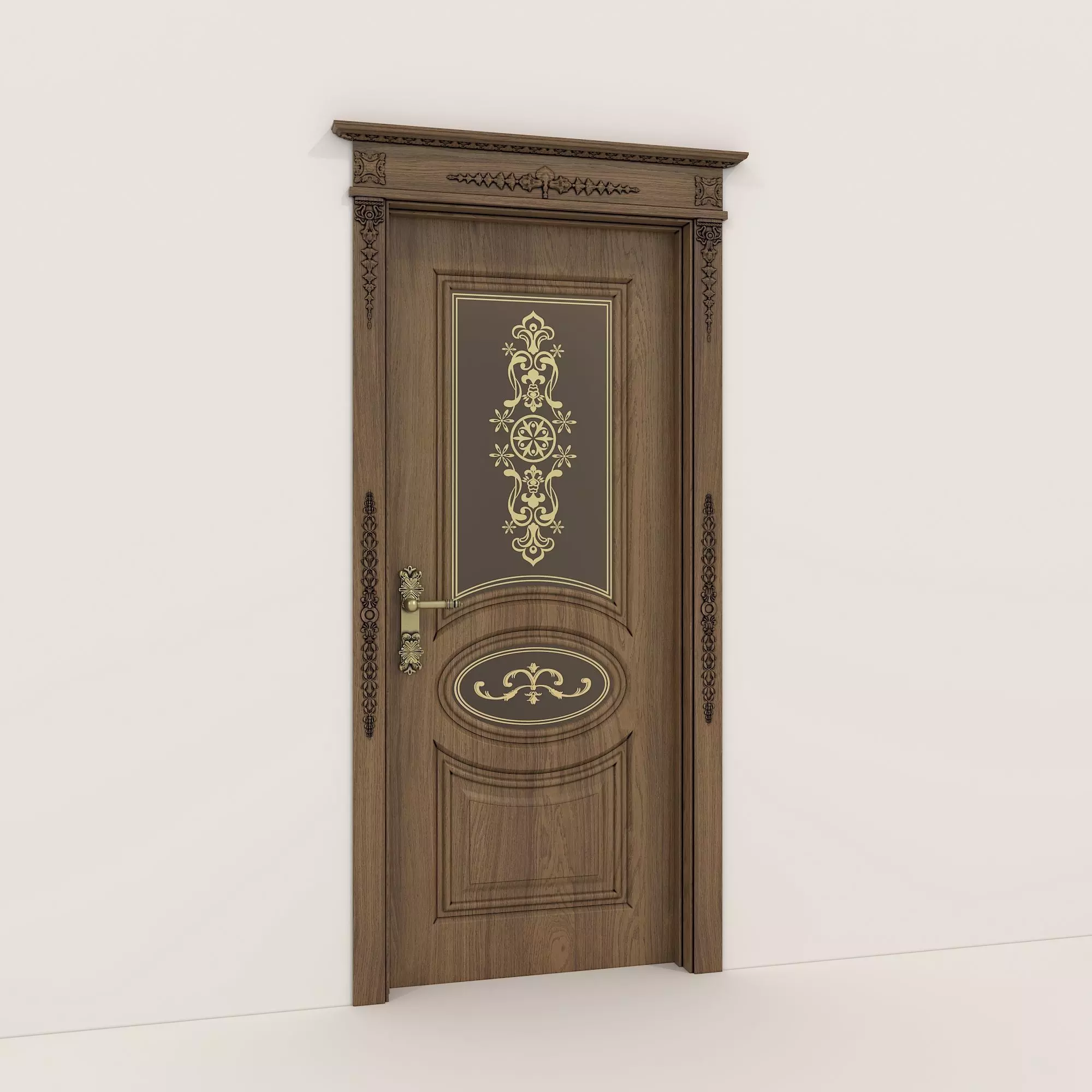 Classic Doors Collection 4 3D model_3