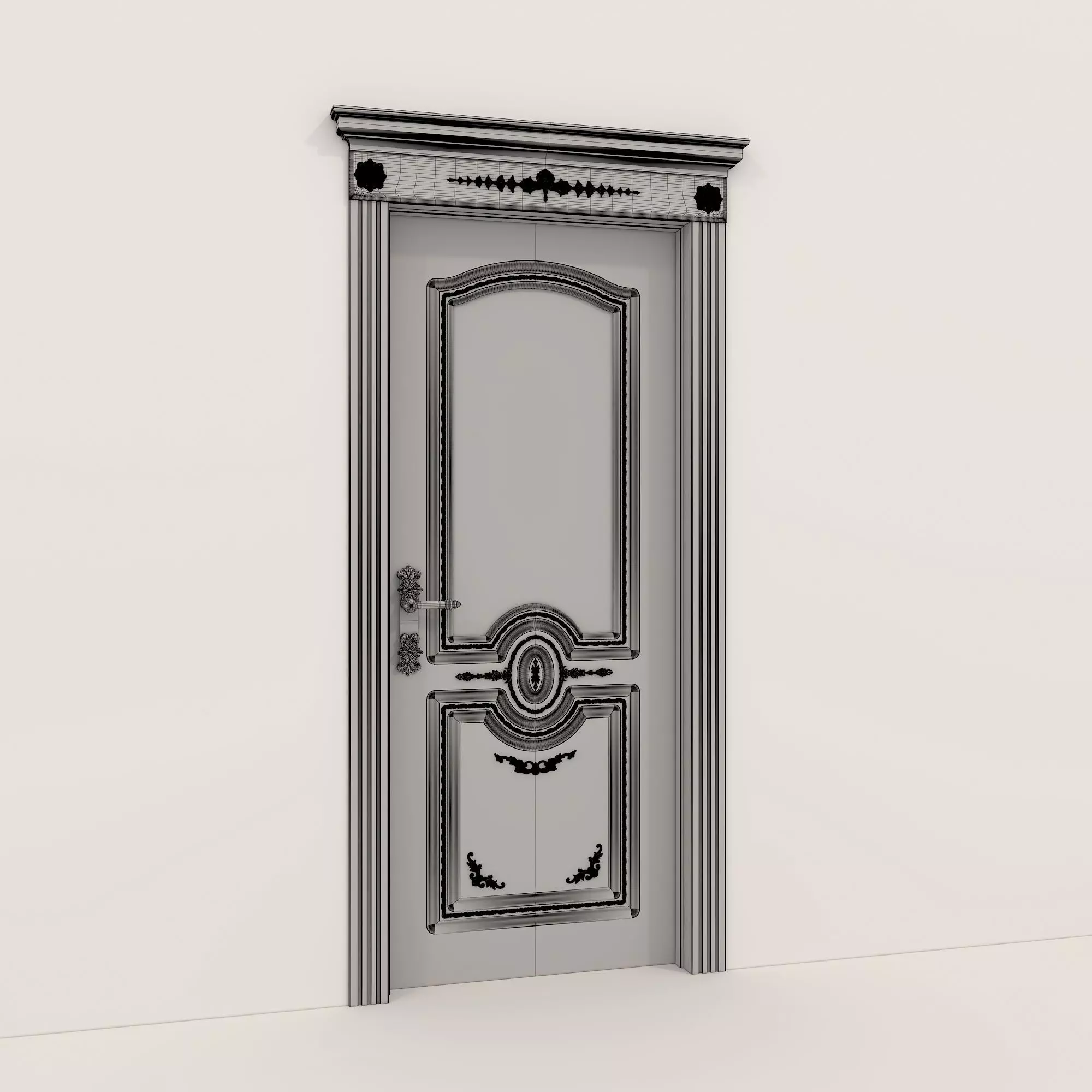 Classic Doors Collection 4 3D model_12