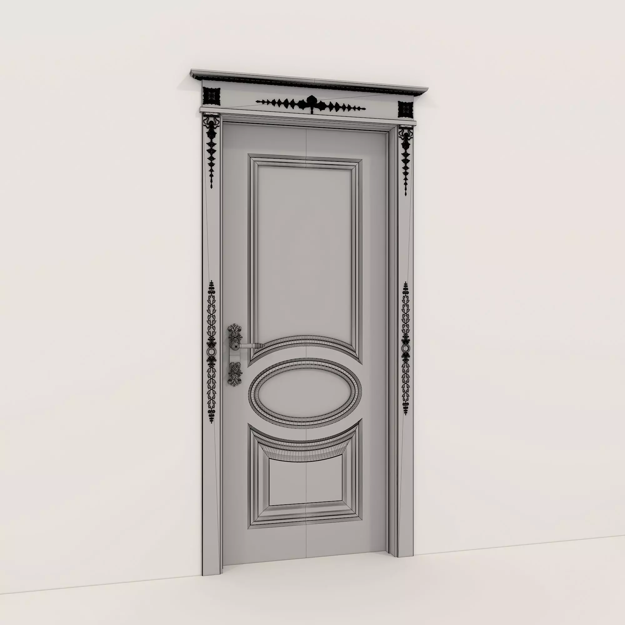 Classic Doors Collection 4 3D model_10