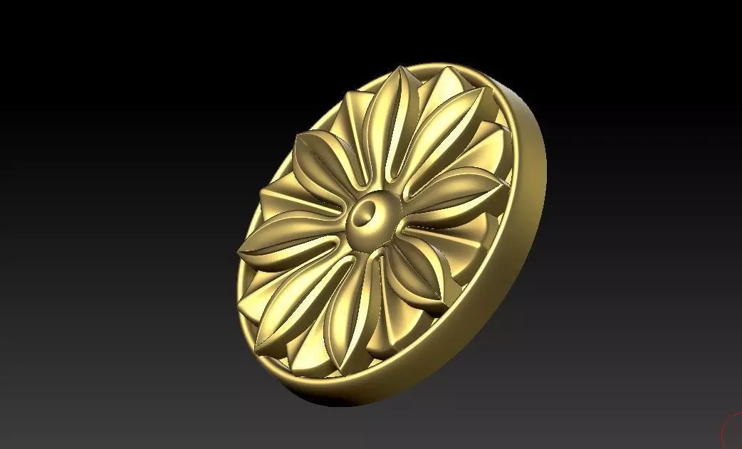 Decorative patterns  architectural  CNC machine output 3D model_4