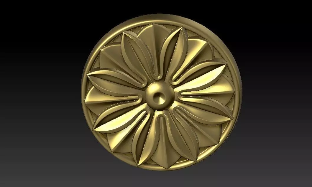 Decorative patterns  architectural  CNC machine output 3D model_3