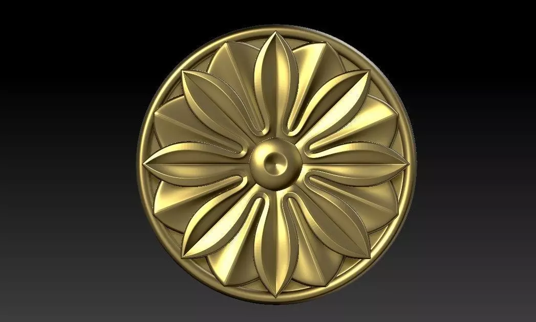 Decorative patterns  architectural  CNC machine output 3D model_0