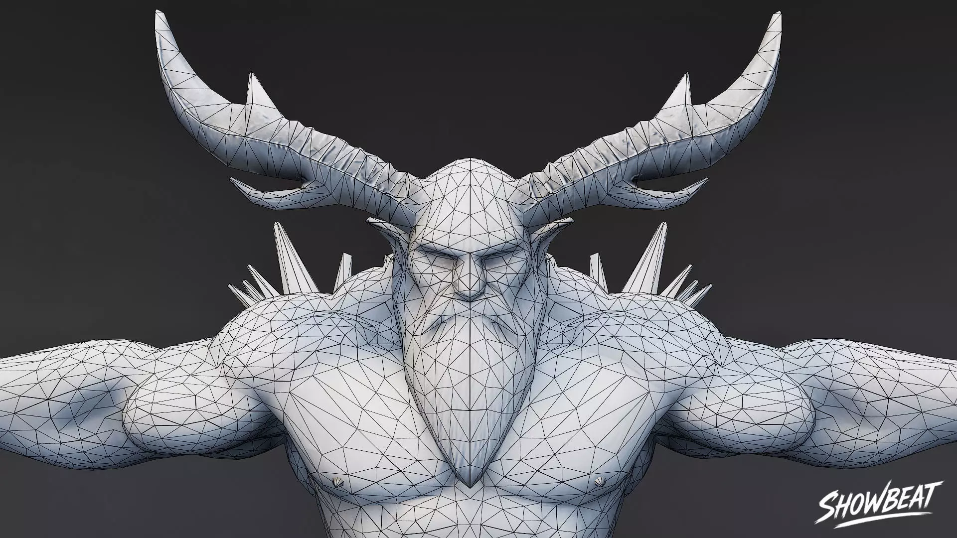 Complete Ogre T-Pose Pack Low-poly 3D model_21