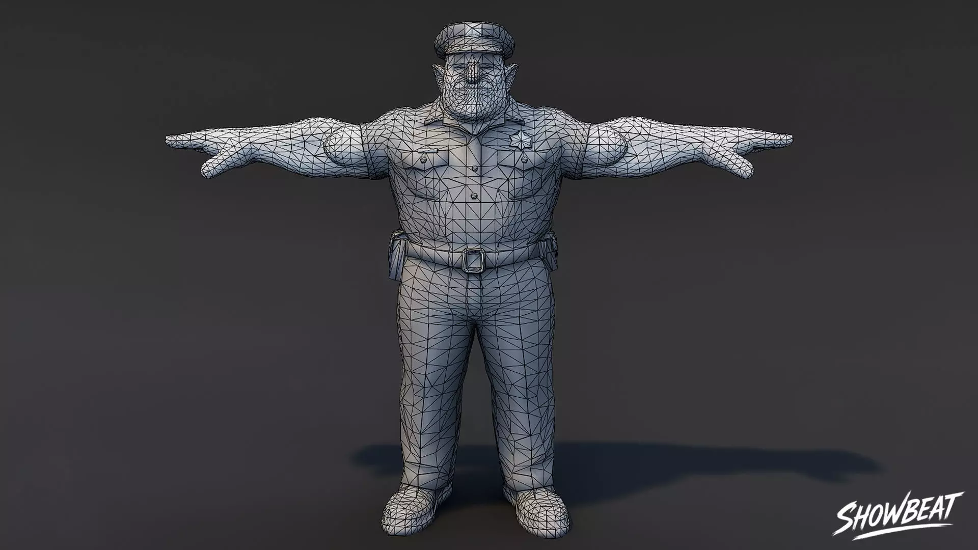 Complete Ogre T-Pose Pack Low-poly 3D model_19