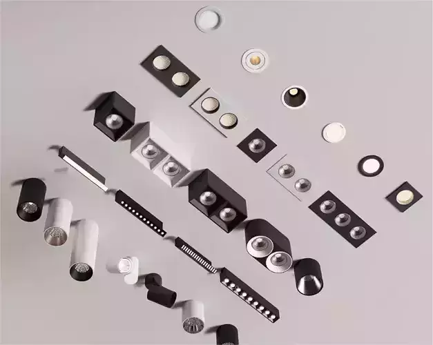 Modern downlights-spotlights-track lights