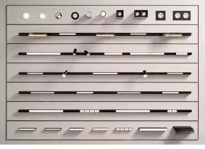 Modern downlights-spotlights-track lights