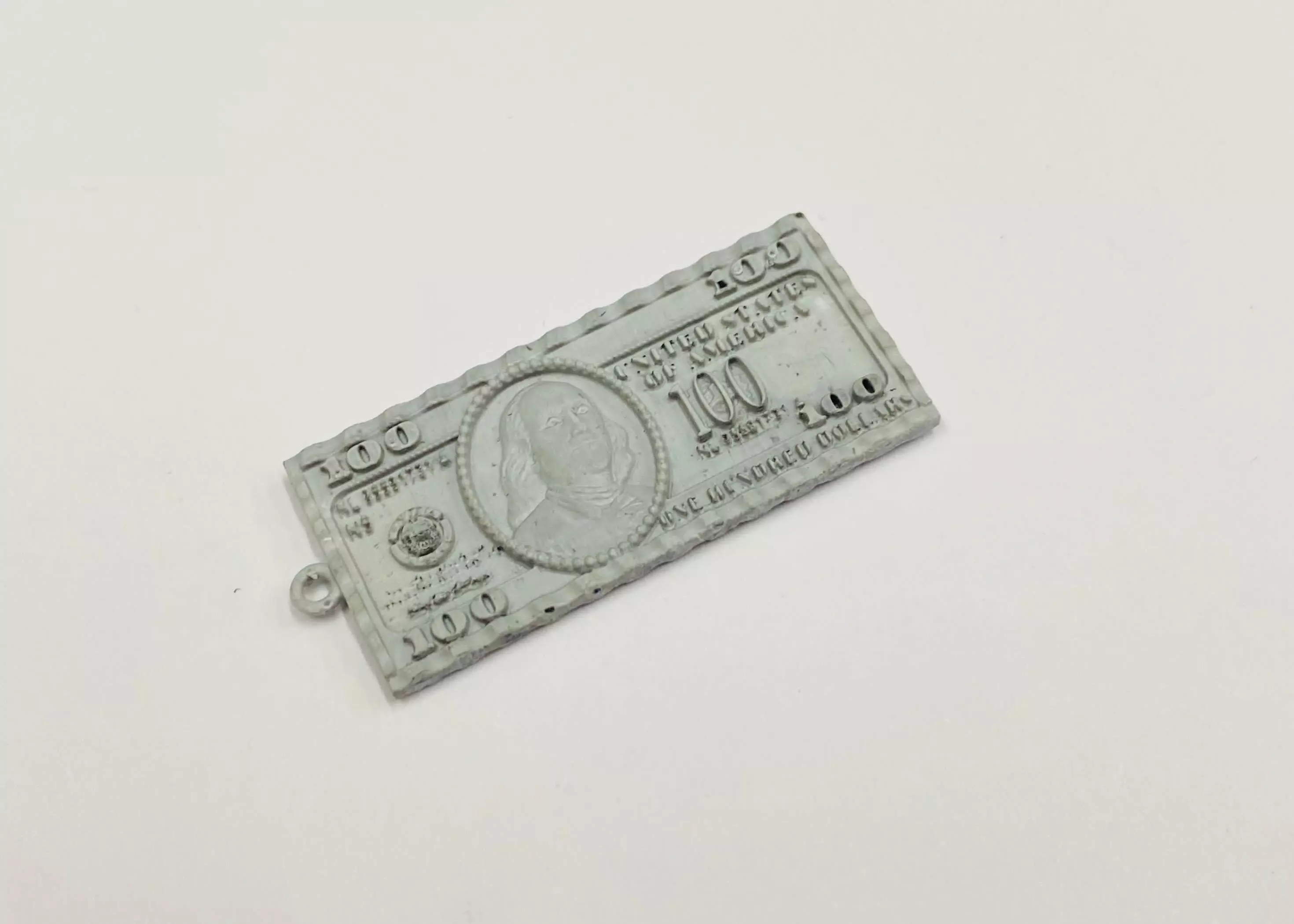100 Dollar Bill 3D Print 3D print model_2