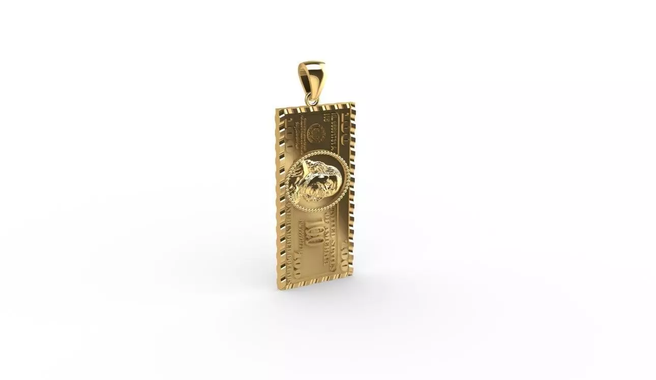 100 Dollar Bill 3D Print 3D print model_0