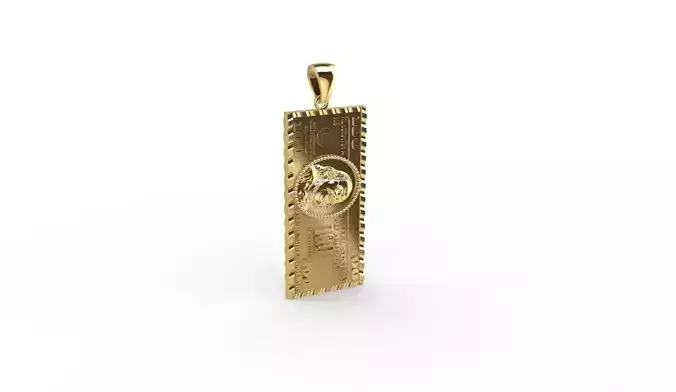 100 Dollar Bill 3D Print 