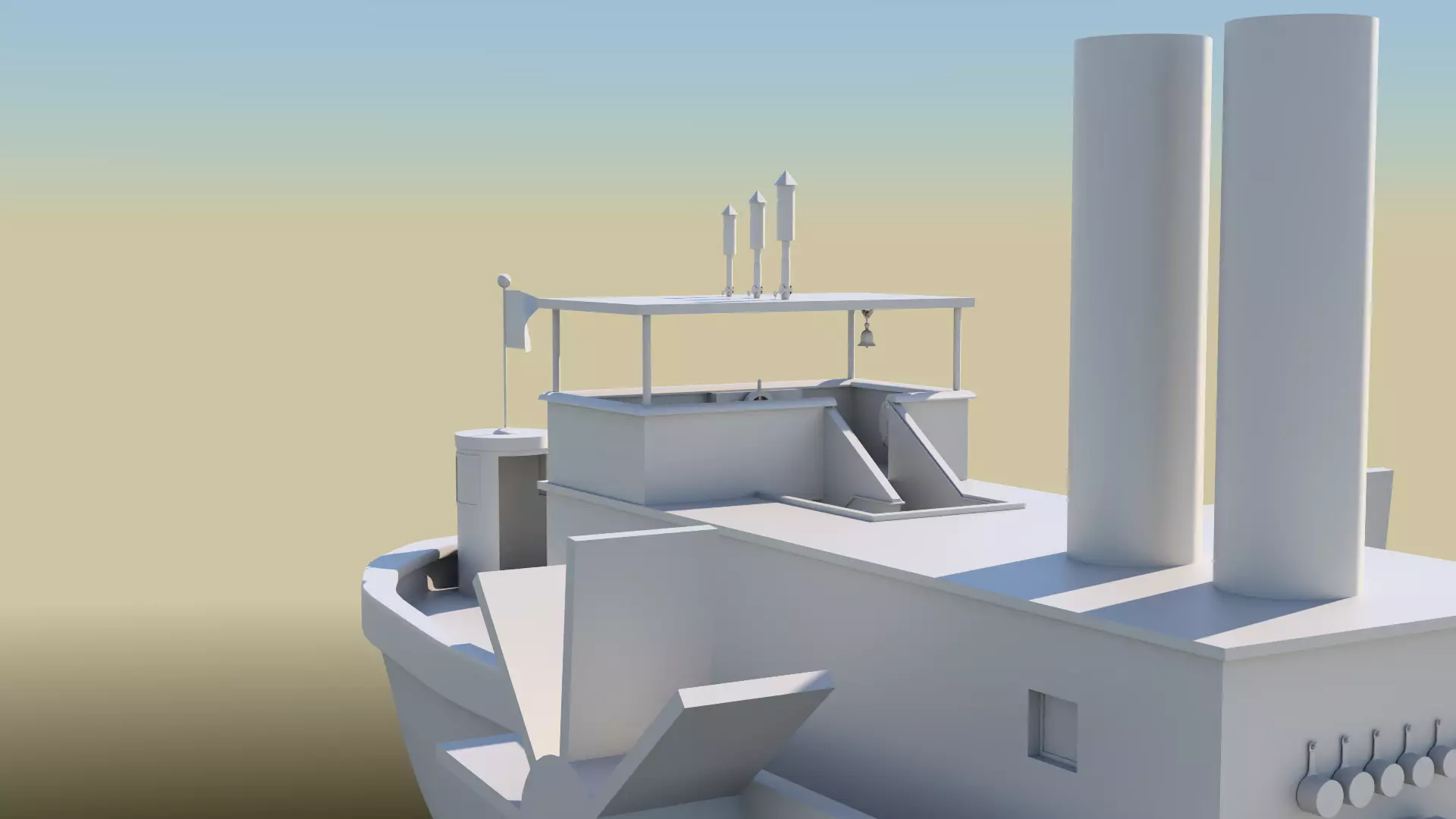 High Res Screen Version of Steamboat Willie 3D model_11