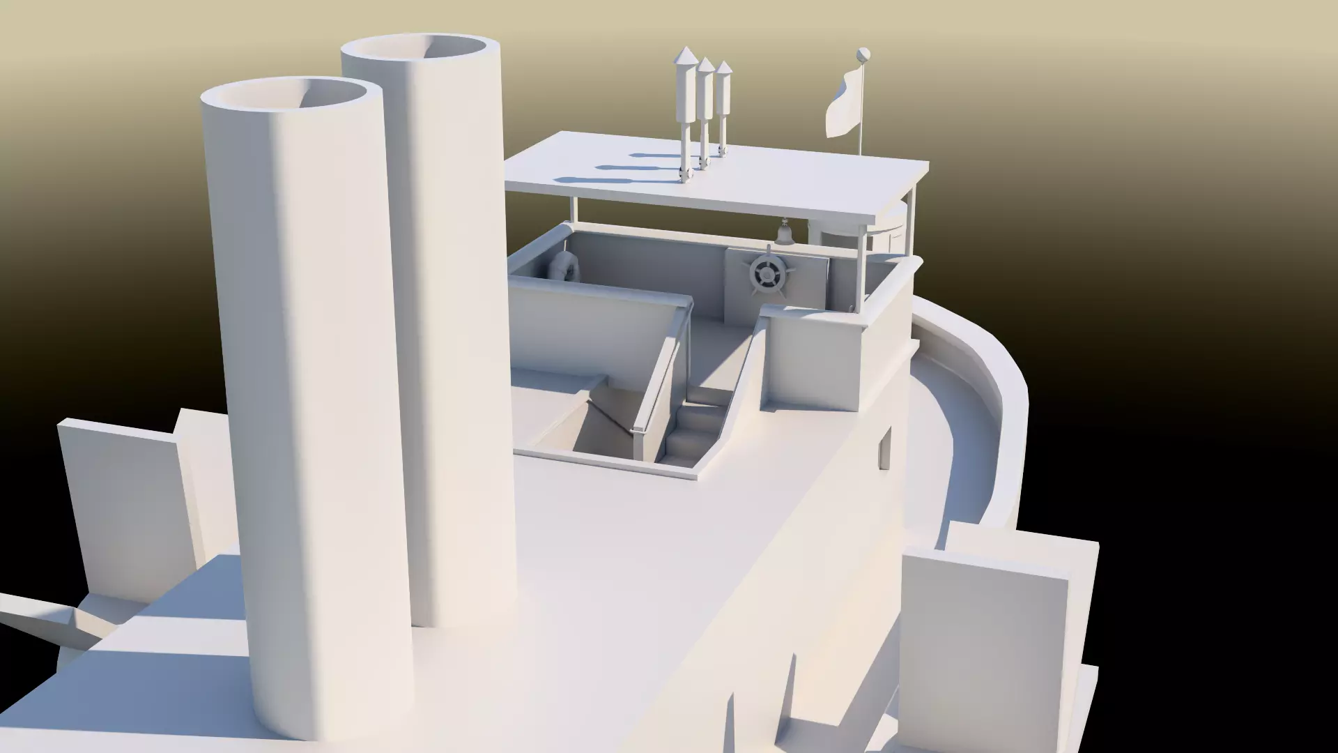 High Res Screen Version of Steamboat Willie 3D model_20