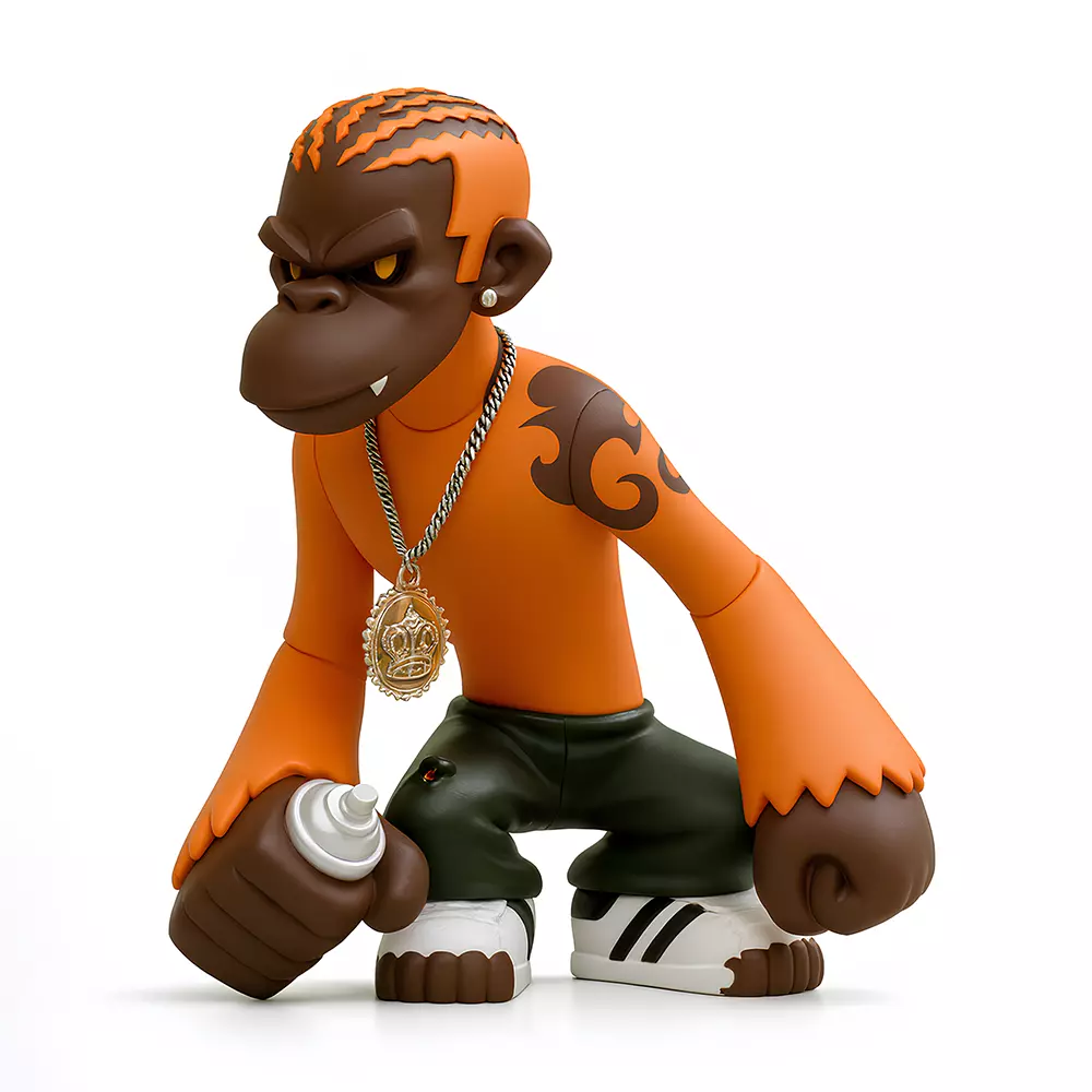 Street Culture Spray Dennis Rodman Kong hip hop Graffiti toy 3D print model