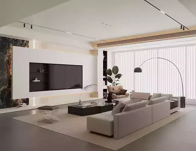 Light luxury living room