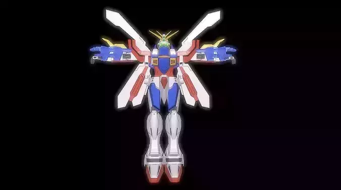 God Gundam 3D model
