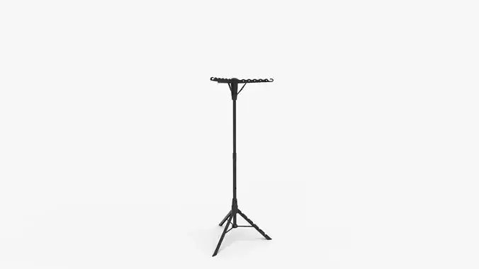 songmics Clothes Airer Black