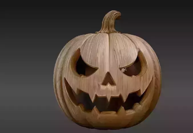 Pumpkin Sculpture 3D Model Halloween Decor Print-Ready 3D print model Pumpkin Sculpture 3D Model Halloween Decor Print-Ready 3D print model