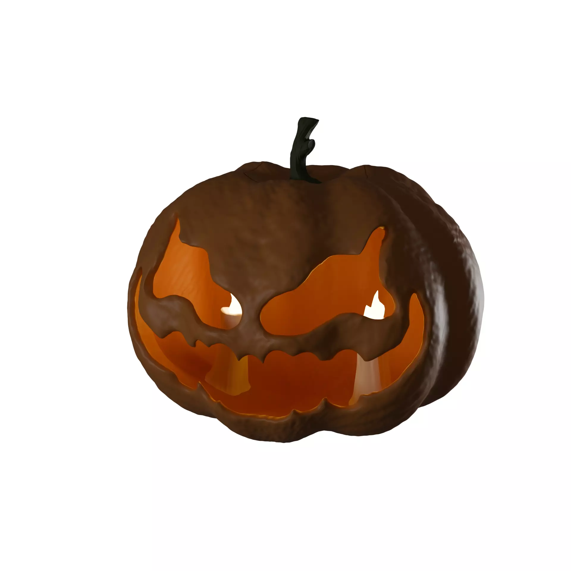 Halloween pumpkin - ABOBORA 3D model_0