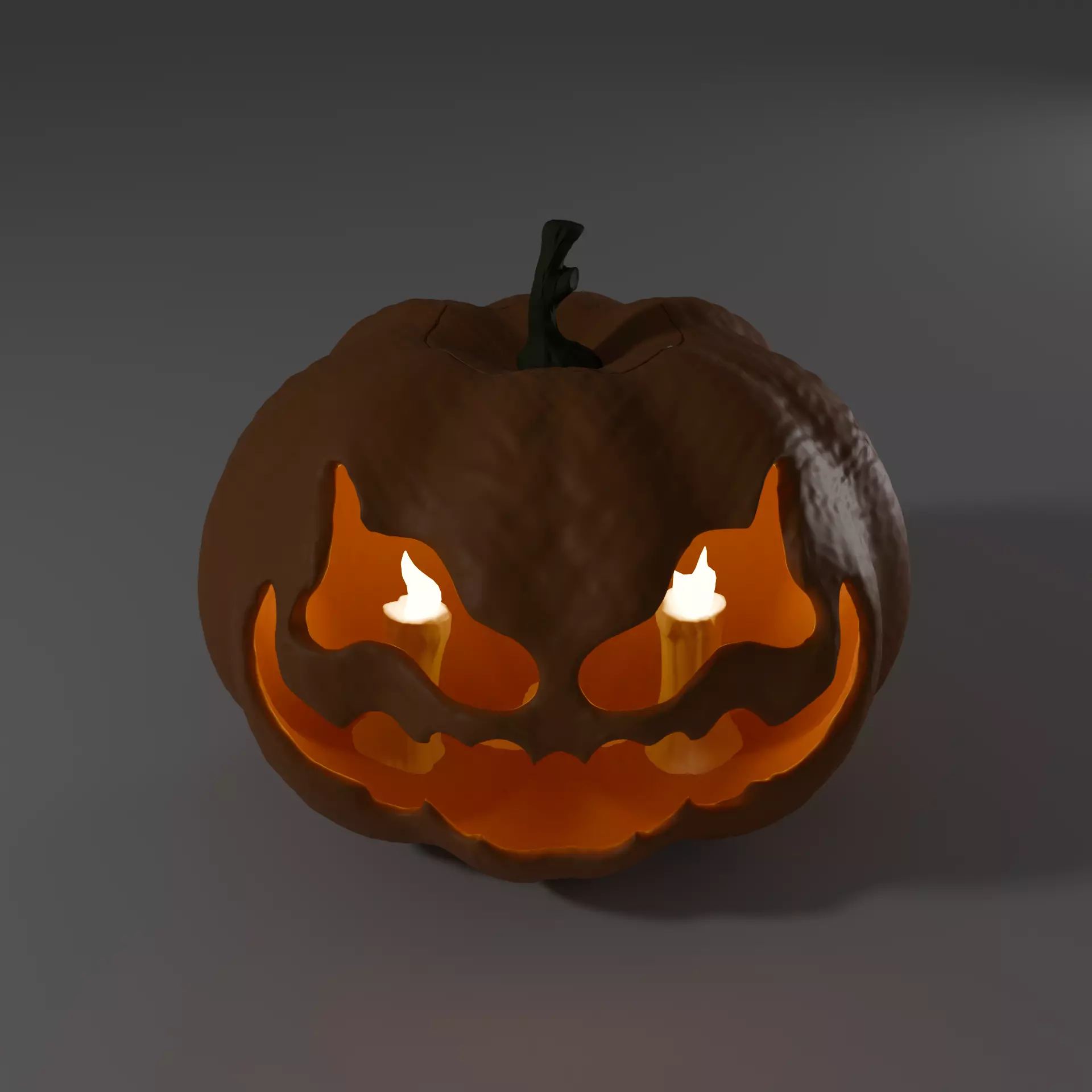 Halloween pumpkin - ABOBORA 3D model_3