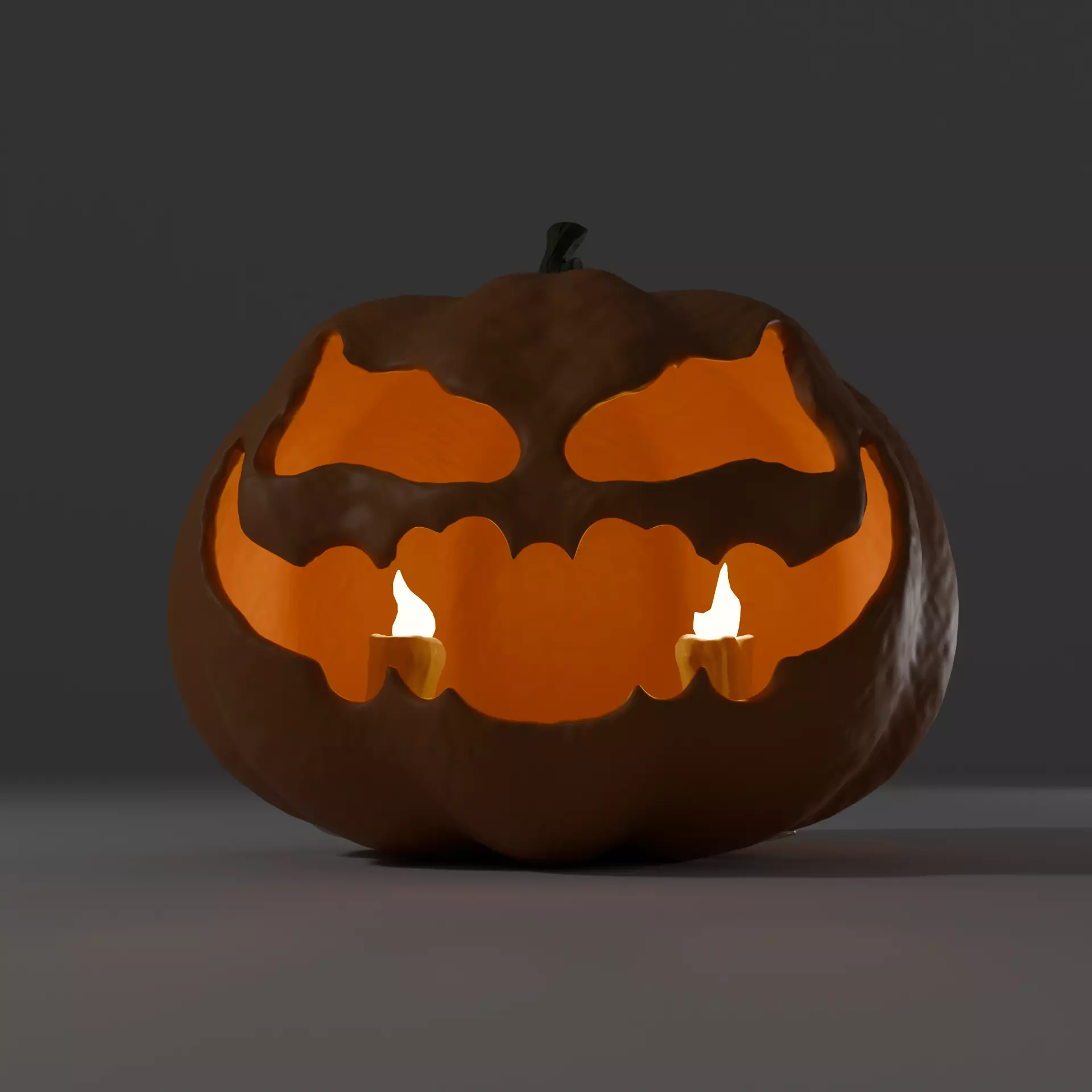 Halloween pumpkin - ABOBORA 3D model_4