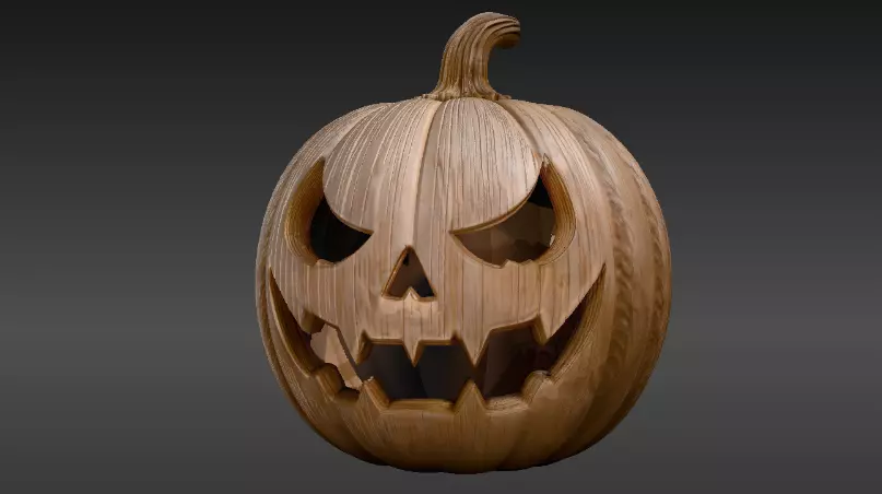 Jack O Lantern 3D Model Two Model Pack Halloween Print-Ready 3D model_18
