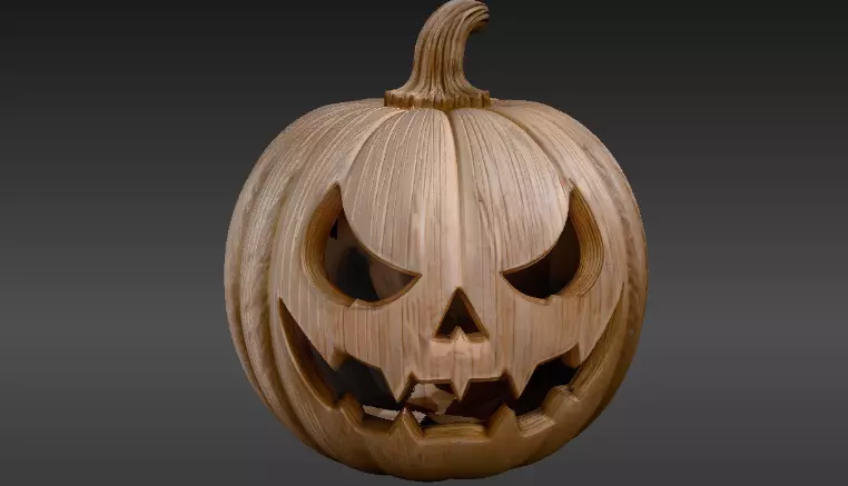 Jack O Lantern 3D Model Two Model Pack Halloween Print-Ready 3D model_19