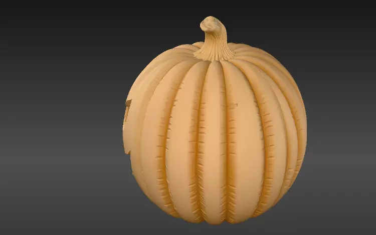 Jack O Lantern 3D Model Two Model Pack Halloween Print-Ready 3D model_10