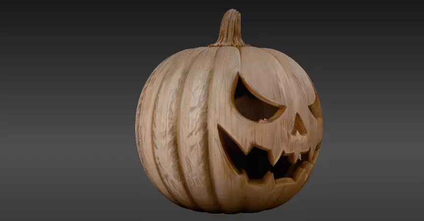 Jack O Lantern 3D Model Two Model Pack Halloween Print-Ready 3D model_14