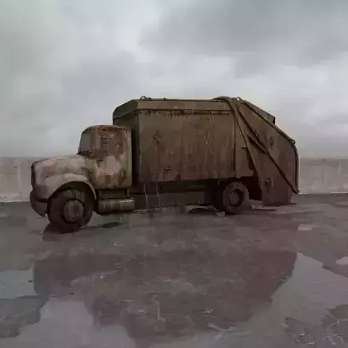 destroyed truck 011 am165