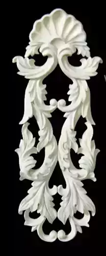 Decorative patterns CNC machine output 3D model