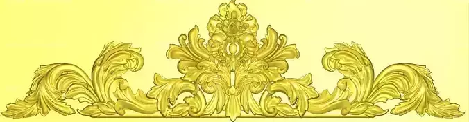 Decorative patterns beds CNC machine output