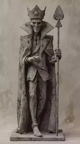 Stone Monarch of Spades