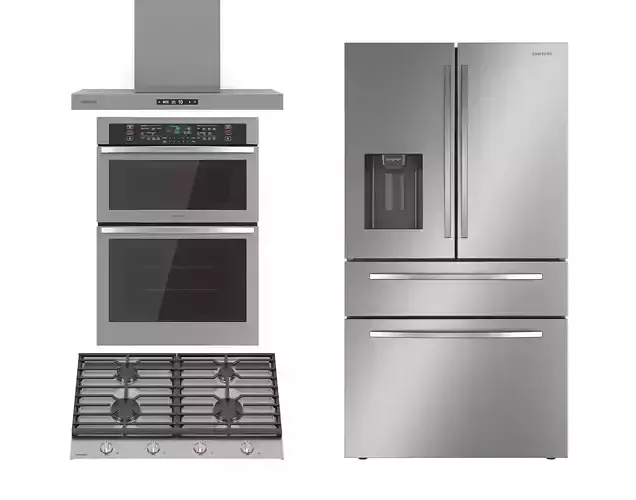 SAMSUNG kitchen appliance collection 3D model